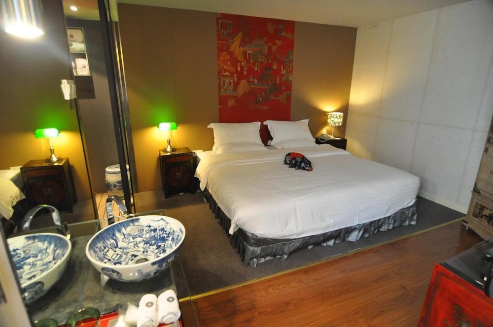 China Community Art Habitat Hotel Циндао Экстерьер фото